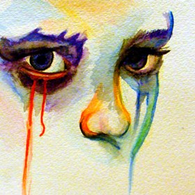 Art: Crying Girl